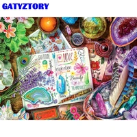 gatyztory coloring by numbers diary poster landscape diy handpainted painting by numbers gift home decoration wall art for adult