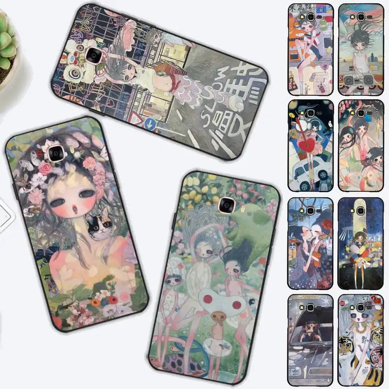 

Aya Takano Phone Case for Samsung J 2 3 4 5 6 7 8 prime plus 2018 2017 2016 core