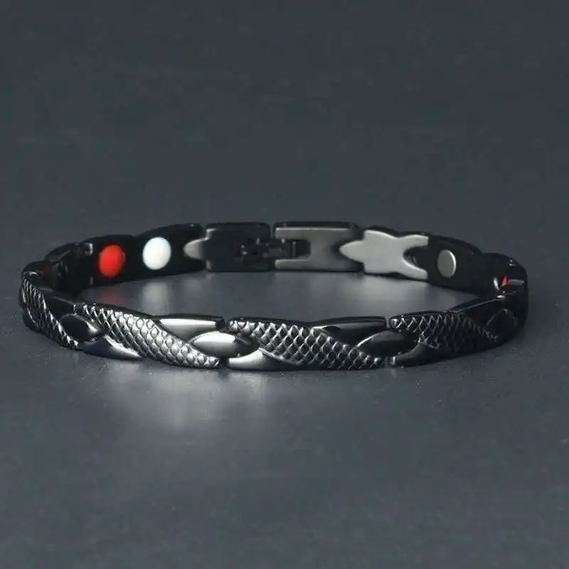 

Trendy 4 Colors Weight Loss Energy Magnets Jewelry Slimming Bangle Bracelets Twisted Magnetic Therapy Bracelet Healthcare