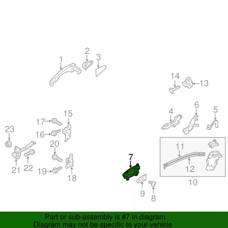 652F автомобильный аксессуар замена 82620-3W000 82620-3W010 автомобильная левая и правая