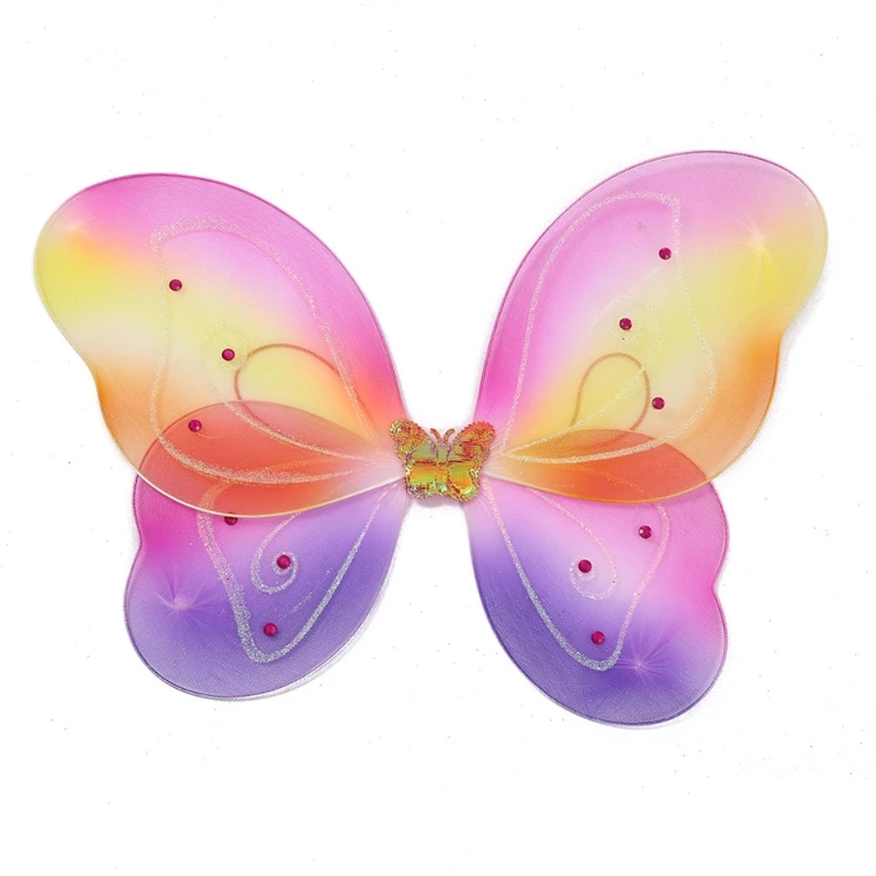 

Wings Cute Angel Wings Flexible Cosplay-Dress Up Fairy-Wings Princess Wings for Halloween Kindergarten Parties 57BD