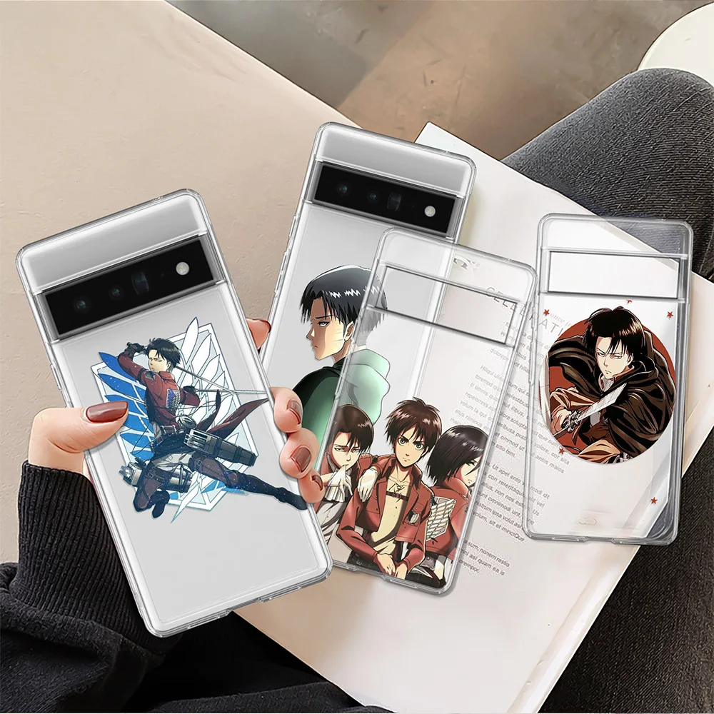 

Attack on Titan Case for Google Pixel 7Pro 7 6a 6 6Pro 5 5a 5G 4XL 4 4a Transparent Soft TPU Cover for Pixel 2 2XL 3 3XL 3a 3aXL