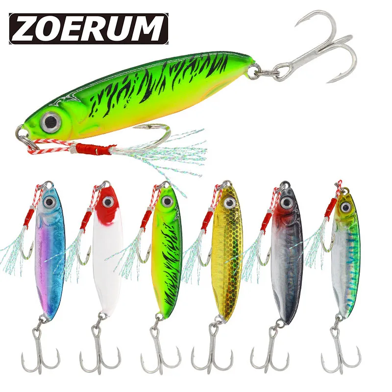 

Casting Micro Metal Jig Fishing Lure Jigging Bait 8g/11g/16g/20g Wobbler Vib Blades Metal Kit Spoon Pesca Lure Artificial Baits