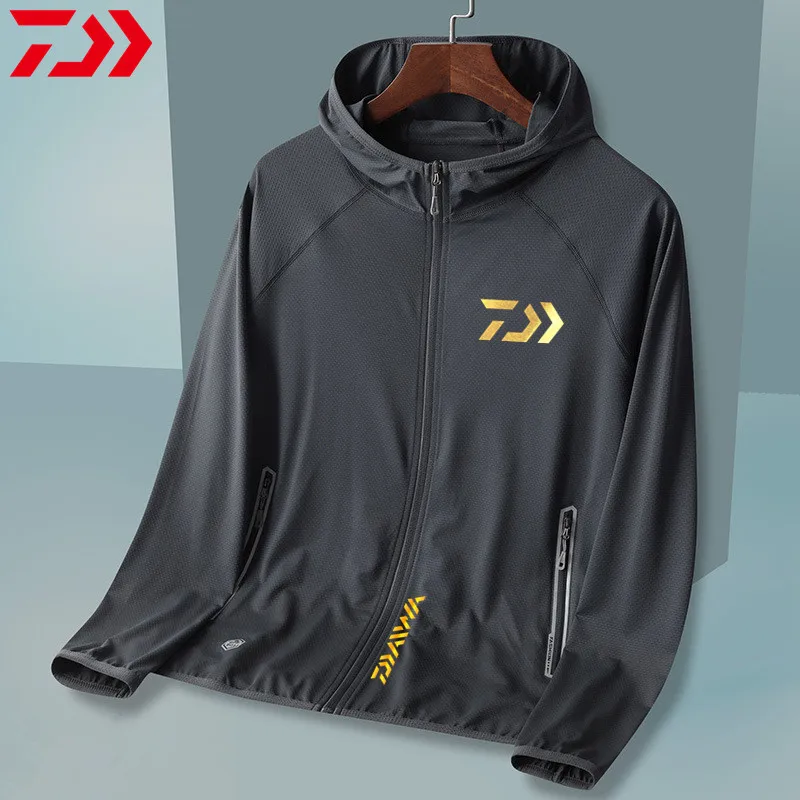 

DAIWA Fishing Set Summer Couple Outdoor Sports Long Sleeve Breathable Quick Drying Fishing Shirt Sun Protection Mountaineering