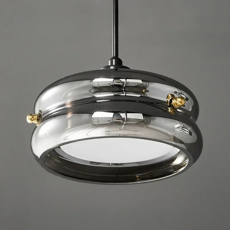 Скандинавские полностью медные стеклянные подвесные светильники для спальни
