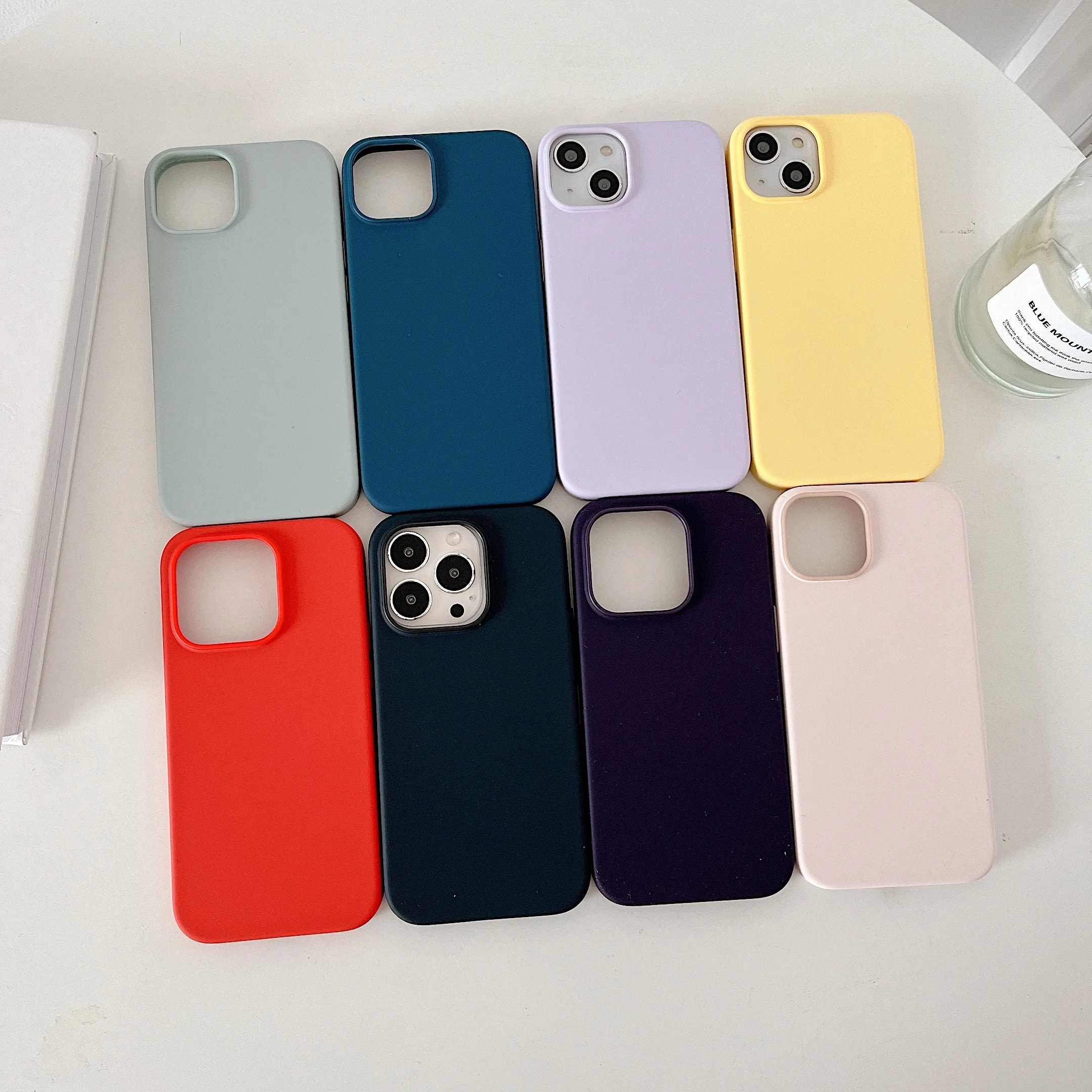 

For IPHONE 14Por Max Por Plus Series Official Liquid Silicone Shockproof Phone Case Ordinary Model With Logo