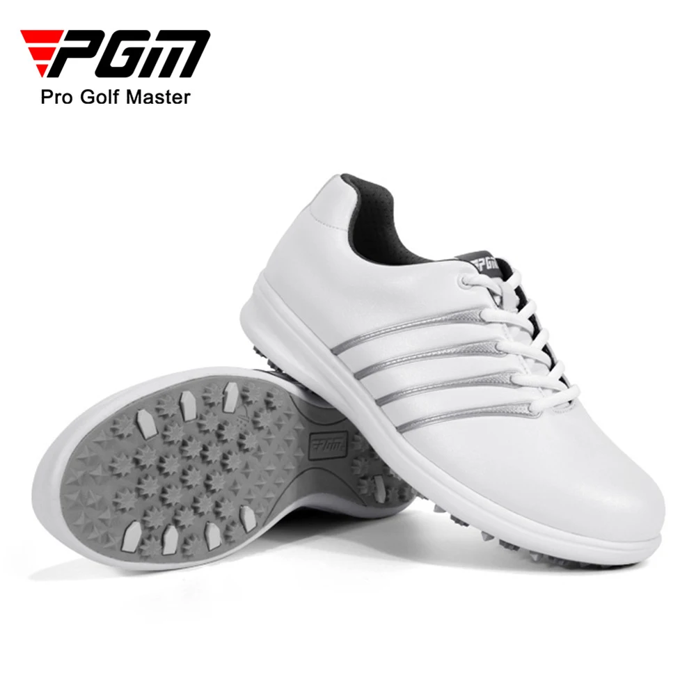 PGM XZ157 Golf Shoes Women's Sports Waterproof Wear-Resistant Comfortable Breathable PU Upper Non-Slip Trainers Sneakers 35-39