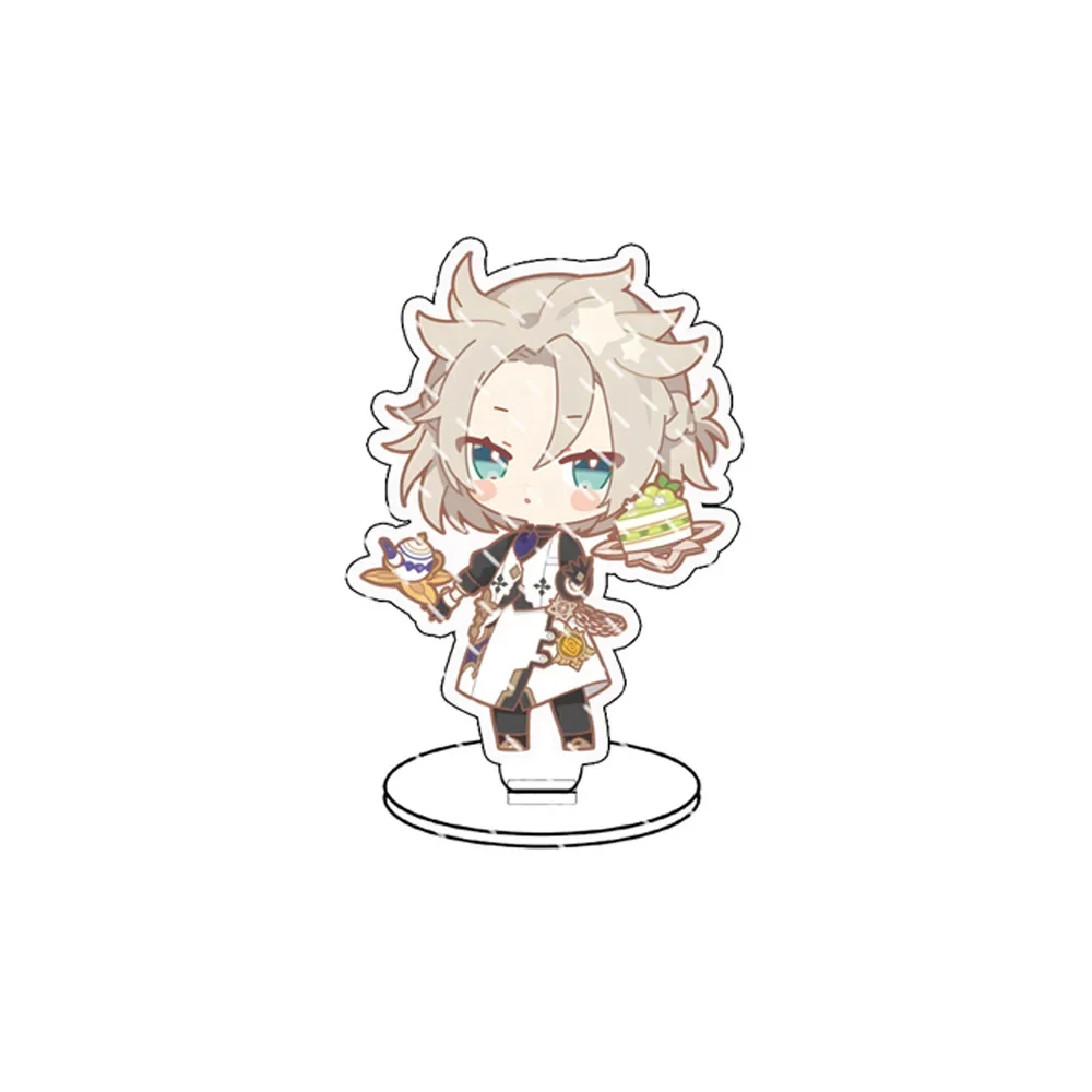 

Аниме-фигурка Keqing Chongyun, милая акриловая подставка, модель тарелки, декор стола, стоячая для подарков другу, новая модель