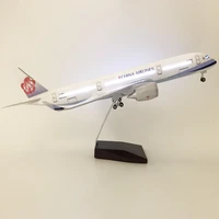 taiwan china airlines a350 voice control led metal aircraft model 46cm aviation collectible diecast miniature ornament souvenir
