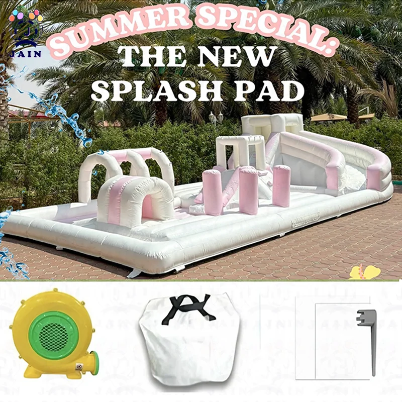 Надувной замок-батут надувная мягкая игровая площадка уличный брызговик с