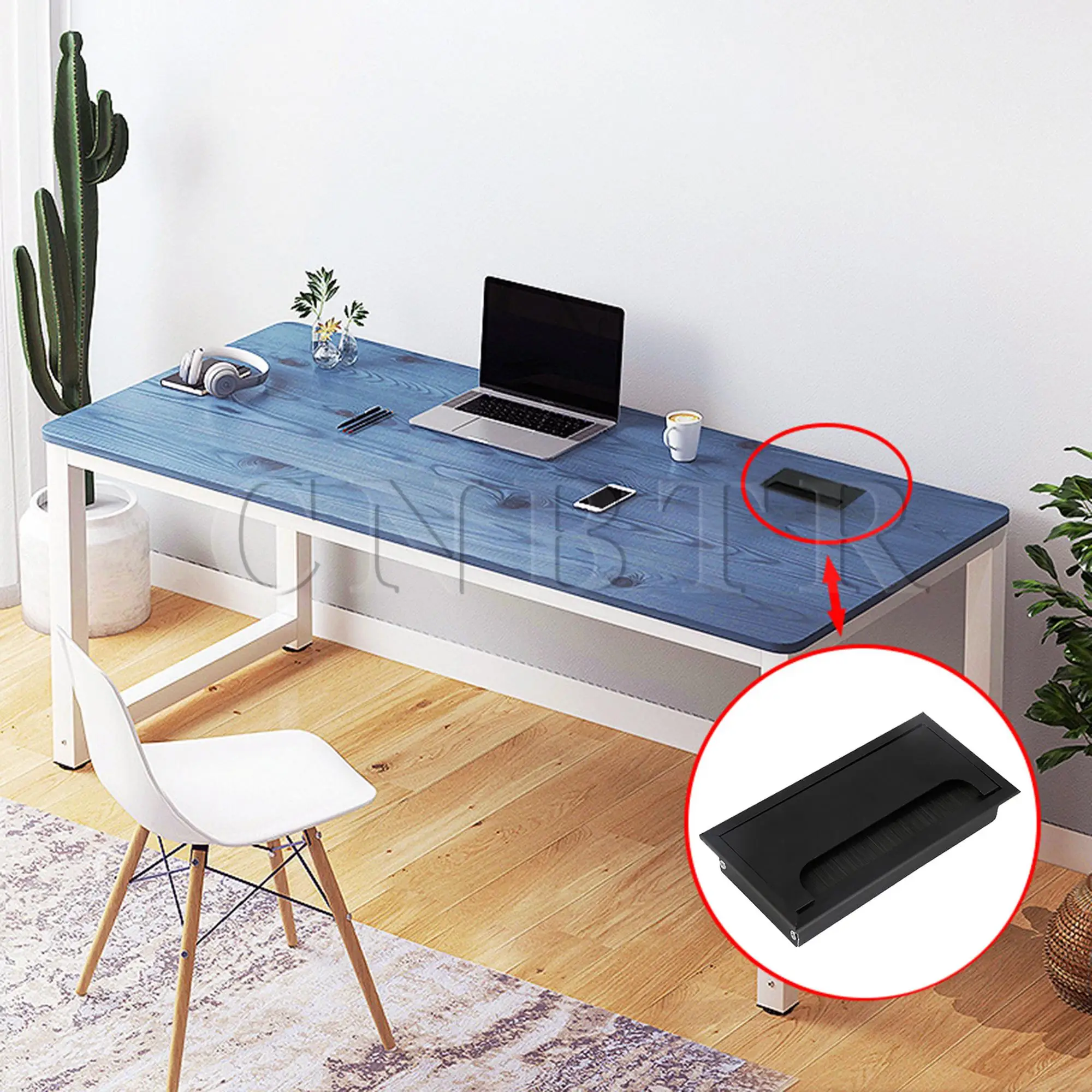 CNBTR 4 шт. прокладки для кабеля рабочего стола 3 15x6 дюймов