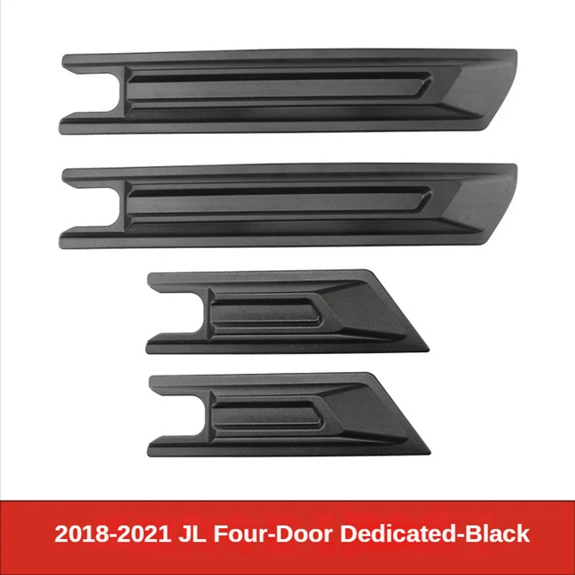

Защитная накладка на дверь автомобиля для Jeep Wrangler JL JK 2007-2022, 2/4 дверная и кузова, защитная пластина из АБС-пластика для стайлинга автомобиля