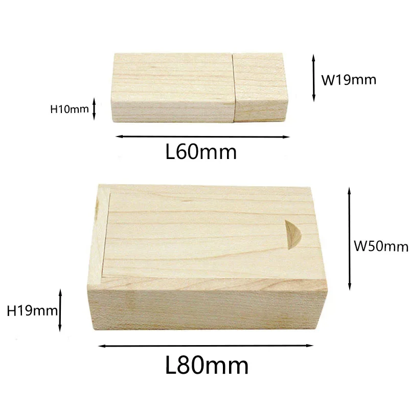 Рисунок 3 - USB-флеш-накопитель JASTER в деревянной коробке