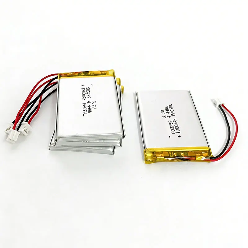 Фото Перезаряжаемый литий-полимерный аккумулятор 3.7V 1200mAh 503759 для GPS-навигаторов, Bluetooth-колонок и мелкой бытовой техники №5
