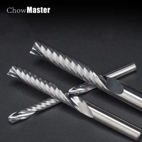 woodwoodworking cnc wood milling cutter 1 flute end mills single flute spiral router bits 4mm 3 175mm for cut wood cutters