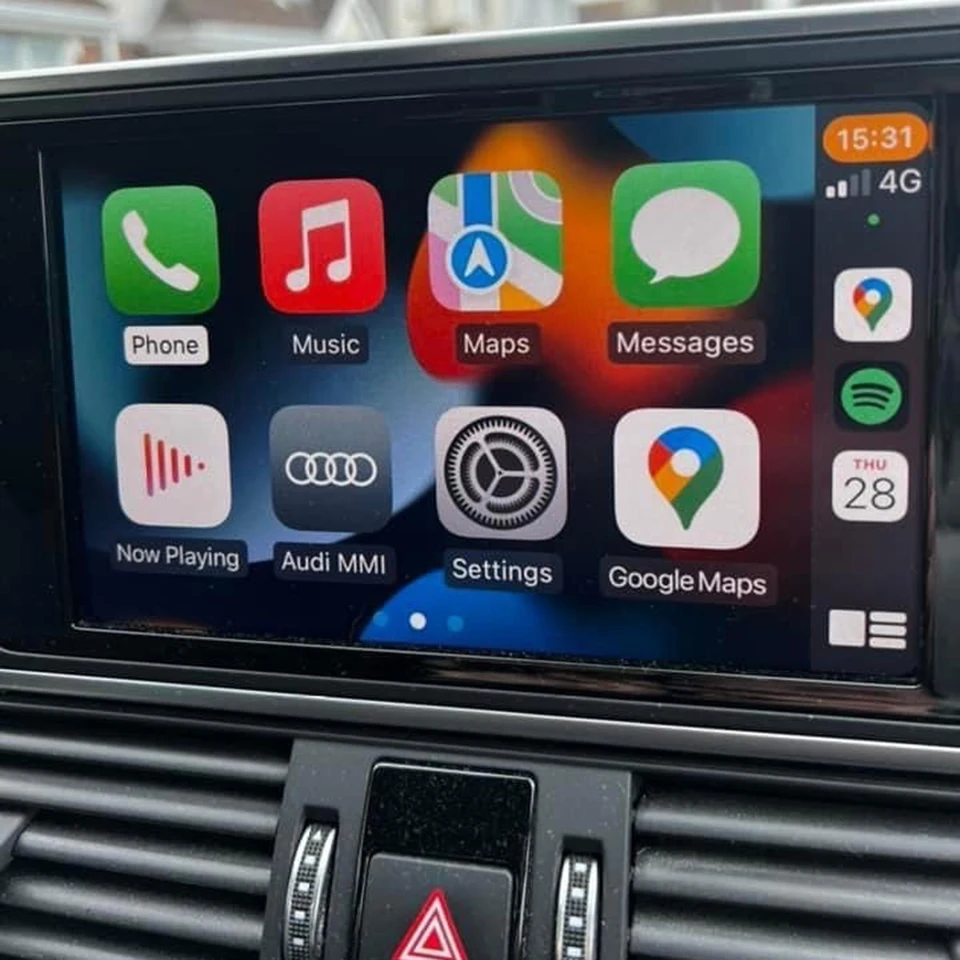 Автомобильный видео аудио интерфейс для AUDI A6 Allroad A7 Quattro C6 C7 Mirrorlink Box Apple CarPlay Android