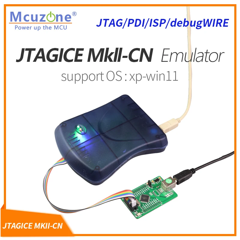 Эмулятор ATxmega JTAG/PDI/программатор USB AVR JTAGICE MKII-CN эмулятор ISP отладки AVR32