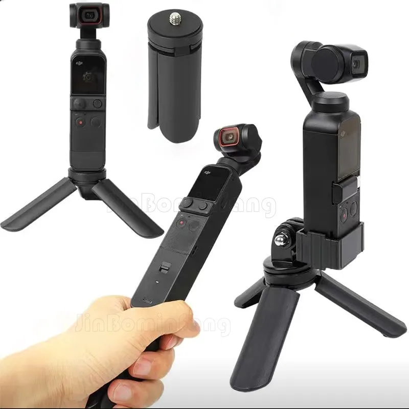 

Portable Mini Tripod Base For DJI Pocket 2 GoPro Action 2 Camera DJI OM 5 4 OSMO Mobile 3 Stabilizer Gimbal Desktop Tripod