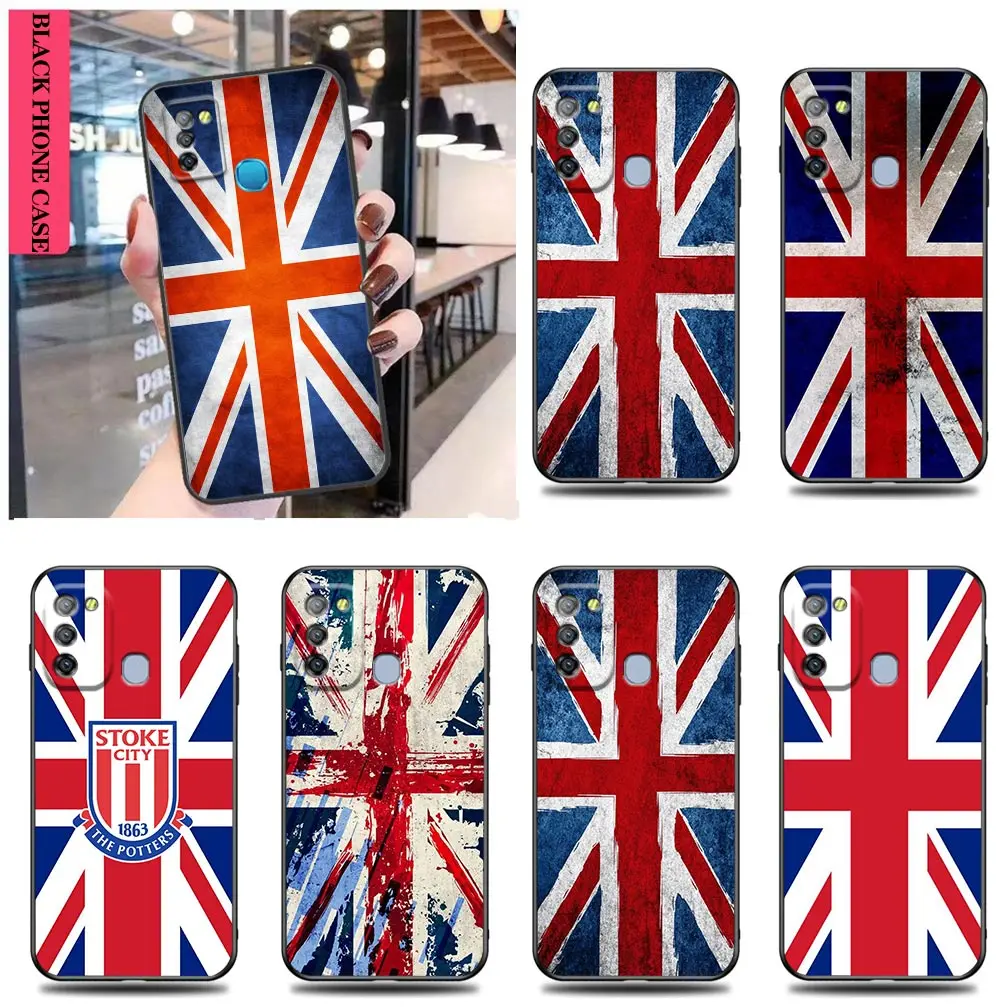 

Funfas Case for Tecno Infinix Note Hot 9 10 10i 10S 11 11S 8i S5 SPARK SMART 4 5 6 GO 7 8 Pro PLAY AIR Cases Coque UK Flag Hero