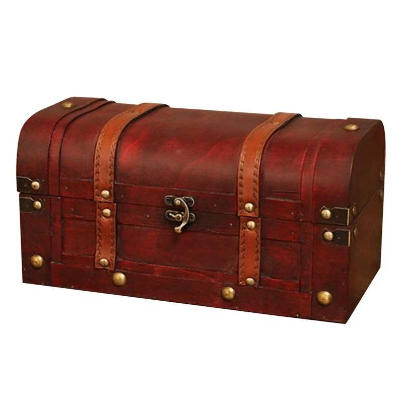 

Деревянная нагрудная коробка, декоративная нагрудная коробка с замком, декоративные коробки ручной работы с крышками для домашнего декора, деревянная коробка