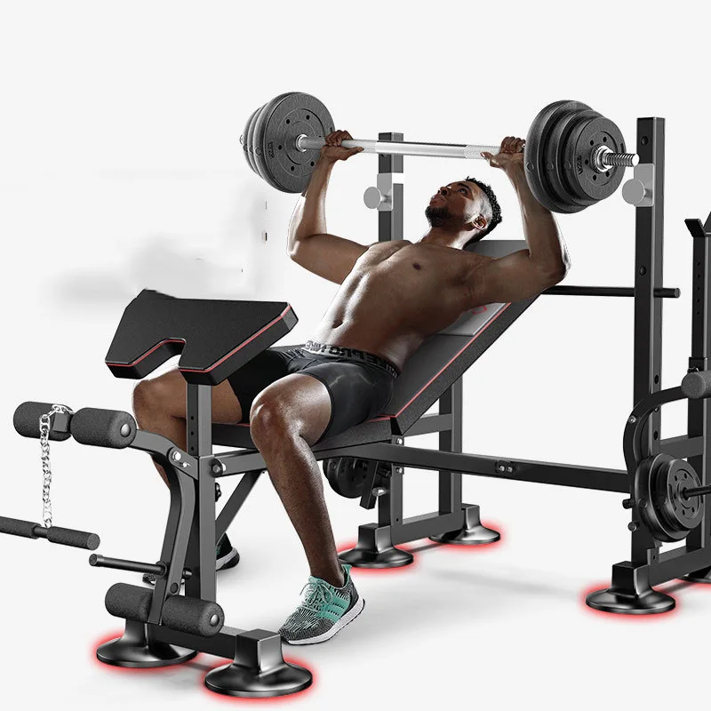 

Weight Benches Multifunctional Full-Body Workout Fitness Equipment Adjustable Weight Bench Weight-Lifting Bed for Home Office