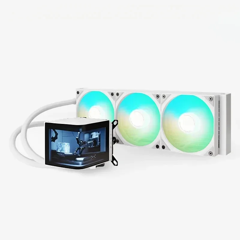 Охладитель жидкости TRYX PANORAMA 360 мм ARGB с изогнутым экраном 6 5 дюйма/поддержка