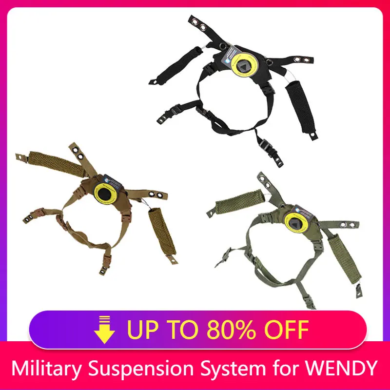 

Tactical Military Wendy Extention Suspension System Helmet Lanyard FAST MICH Military Outdoor Hunting Military