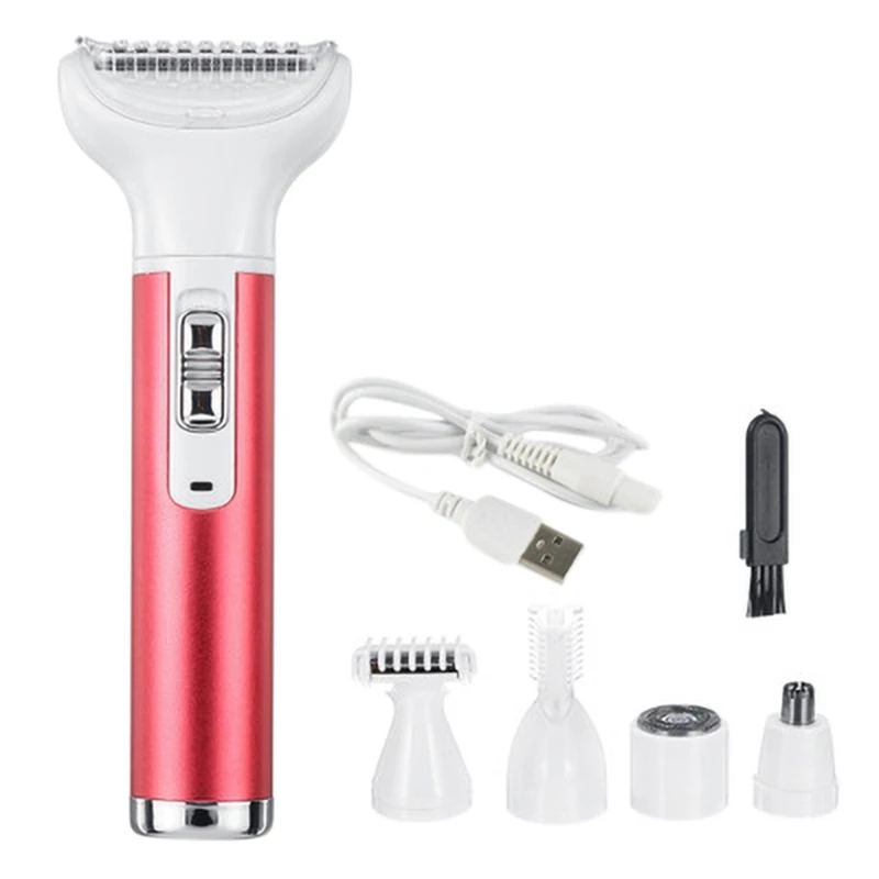 

5 In 1 Face Facial Body Hair Removal Lady Shaver Epilator Female Shaving Machine Electric Trimmer Bikini Depilatory