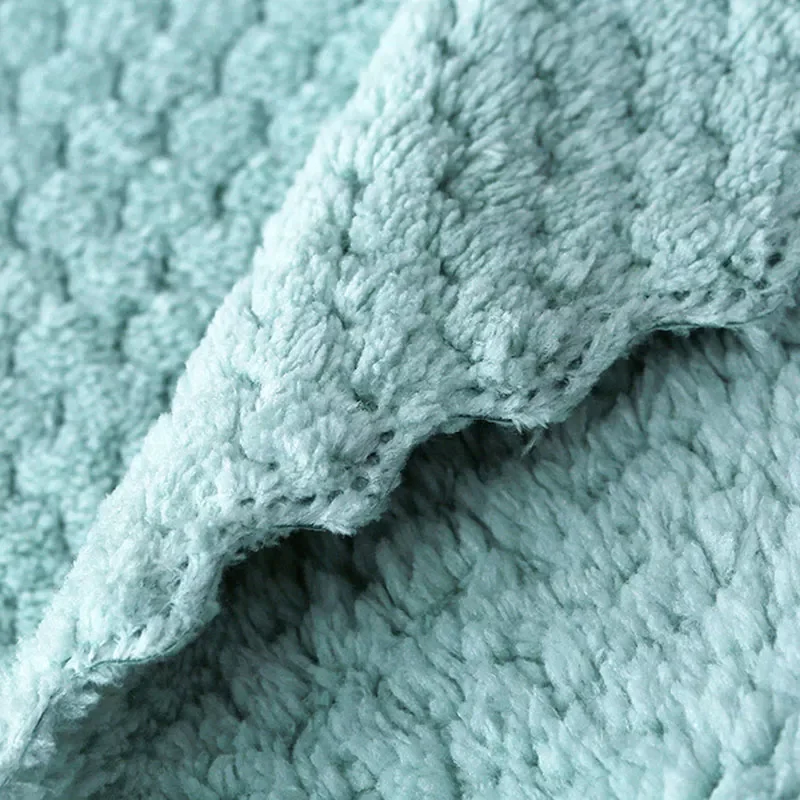 

2023NEW Soft Microfiber Kitchen Towels Absorbent Dish Cloth Anti-grease Wipping Rags Non-stick Oil Household Cleaning Towel