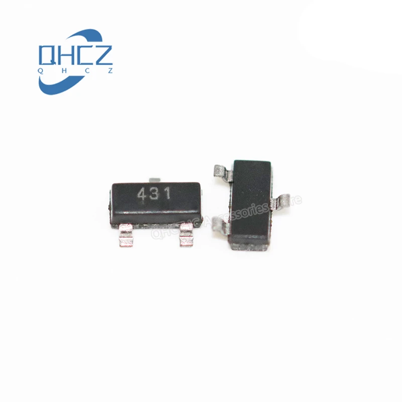 

100PCS CJ431 SOT-23 SMD transistor TL431 0.5% precision voltage regulator circuit IC chip In Stock