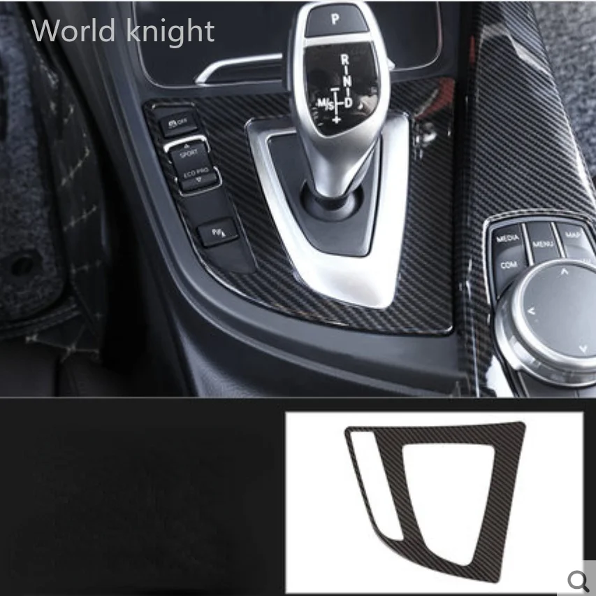 

Автомобильная Центральная панель переключения передач из углеродного волокна, декоративная накладка для BMW 3 серии GT F30 F34 2013-2018, аксессуары