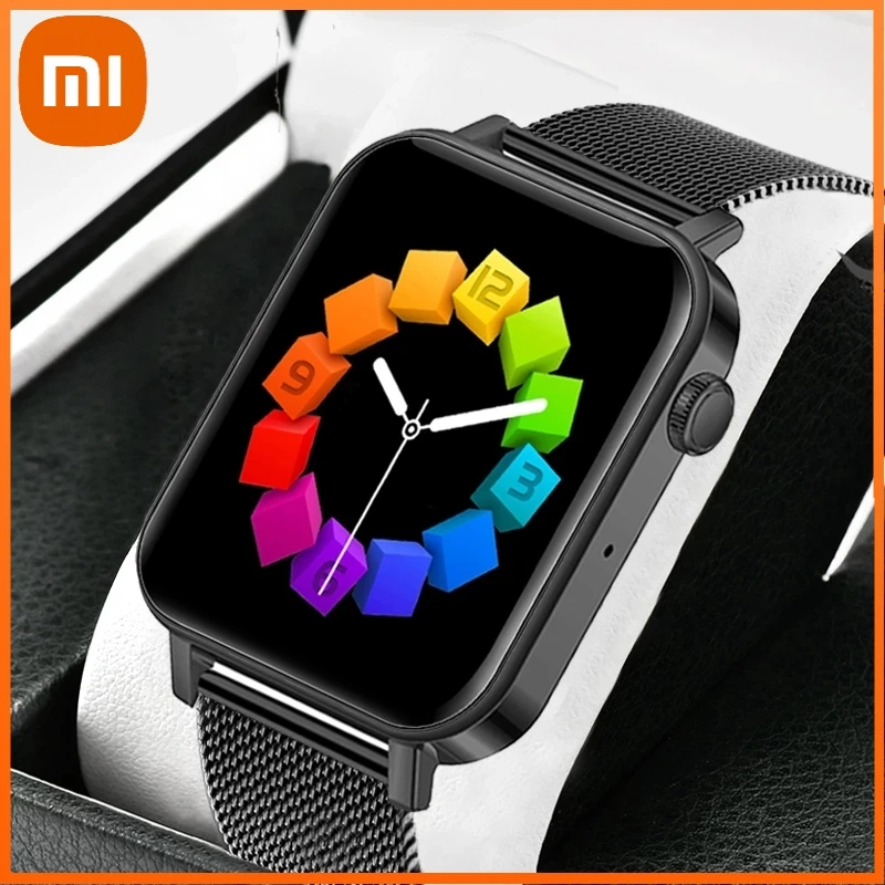 

Смарт-часы Xiaomi для мужчин и женщин, водонепроницаемый фитнес-трекер с сенсорным экраном, Bluetooth, для звонков, для Xiaomi, Huawei, Apple