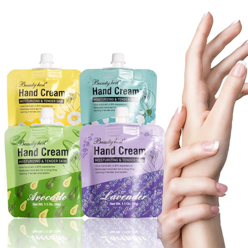 Flower Hand Cream Avocado Jasmine Chamomile Long Lasting Moisturizing Hydrating Anti-Aging Lightening Body Hand Care Lotion