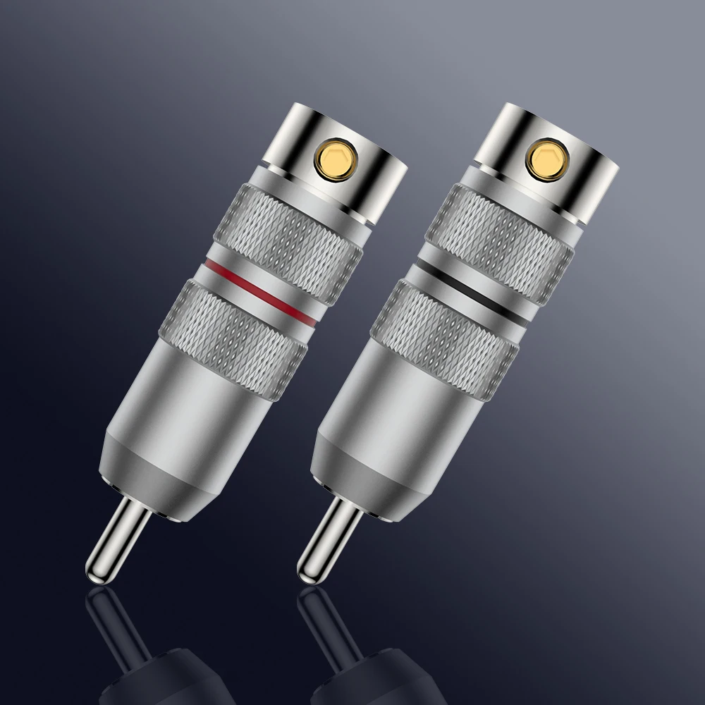 Вибро VR107R Разъем RCA Разъемы из чистой меди Штекер аудиокабеля