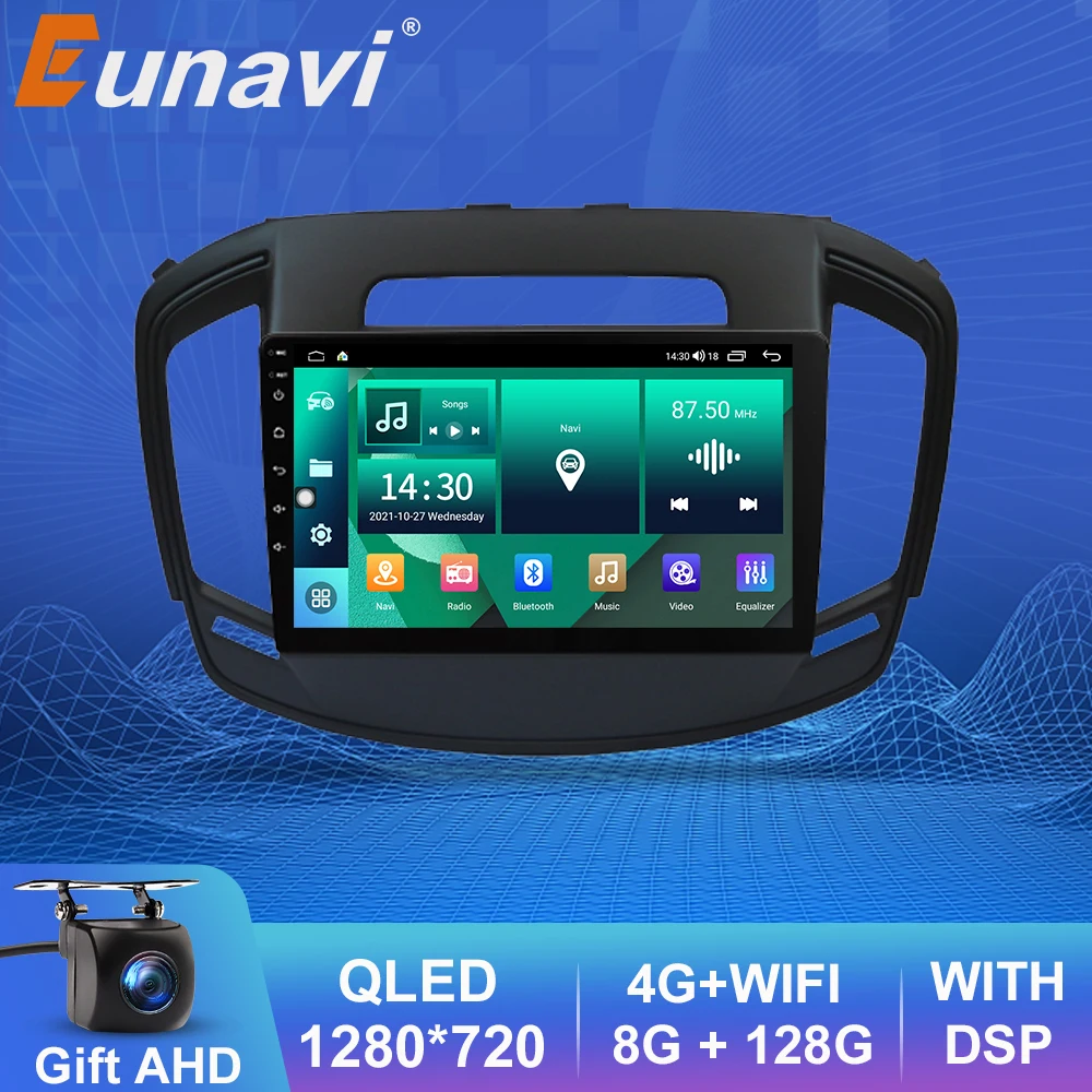 

Eunavi 7862c 4G Android Auto Radio For Opel Insignia 2013-2017 Car Multimedia Player 9inch QLED GPS Carplay 2din 2 Din DVD