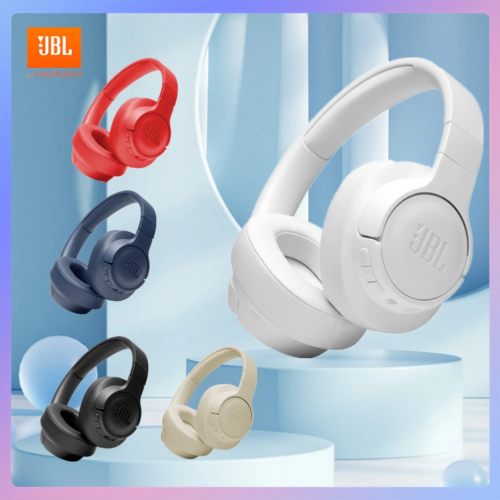 JBL TUNE 710BT Wireless Headphone Bluetooth 5.0 Active Noise Cancelling Earphone Music Sport Stereo Headset With Microphone