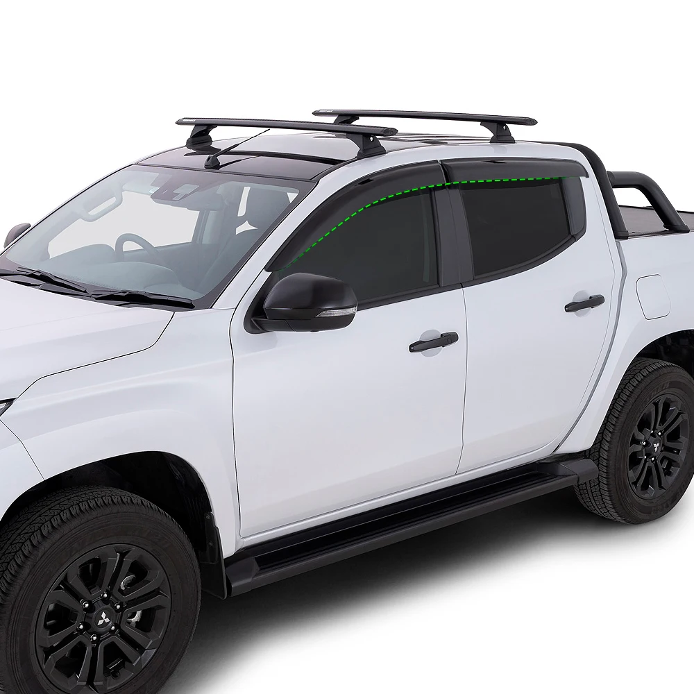 Ветрозащитный экран для Mitsubishi Triton 2015 -2023 1 комплект
