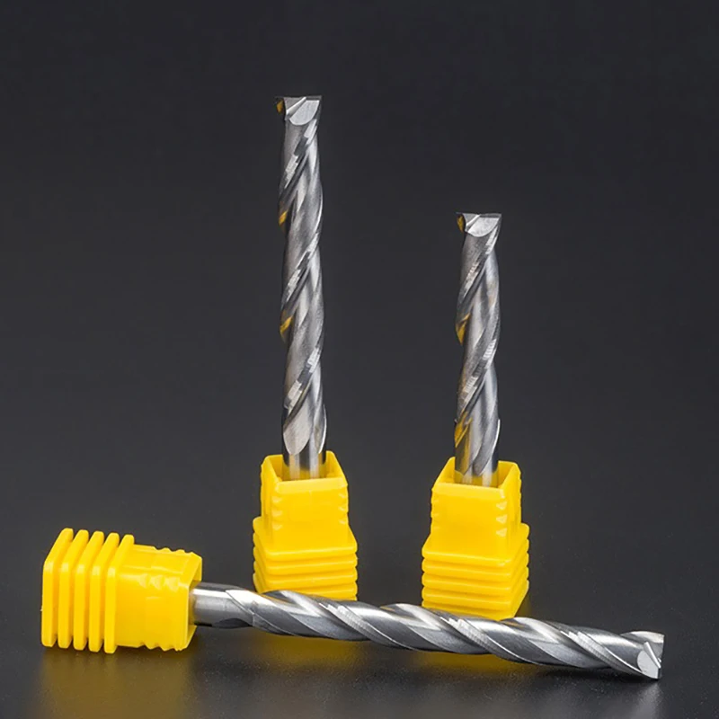 

1Pc 6mm Shank 2 Flutes Tungsten Steel Milling Cutter Bit 17mm-72mm Carbide End Mill CNC Cutting Tools