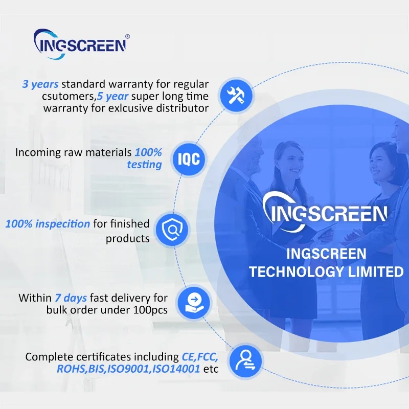 INGSCREEN 21 5 32 43 49 55 65 75 85 дюймов Android горизонтальный самообслуживающийся ЖК-дисплей