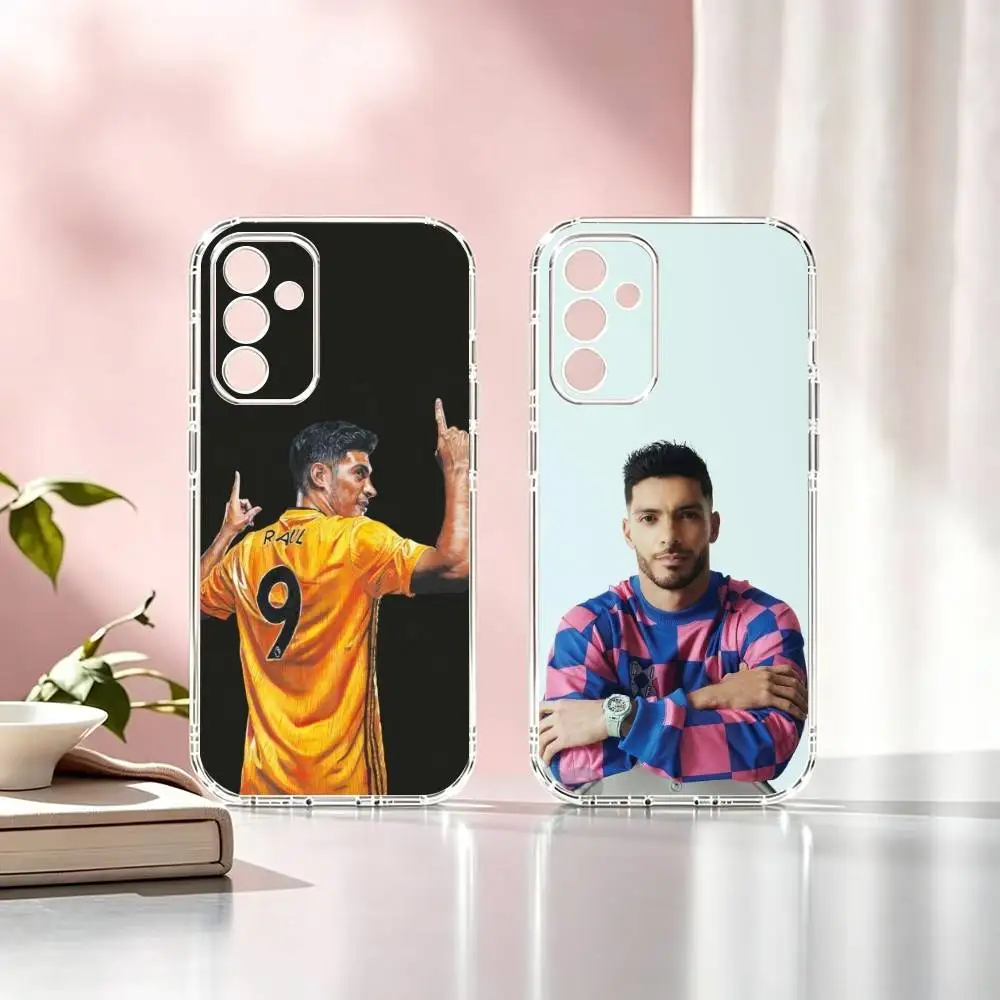 Фото Чехол для телефона Raul Jimenez-Z Football Sports для Samsung A10,12,20,21S,30,31,40,50,51,52,70,71, прозрачный чехол, подарок №1