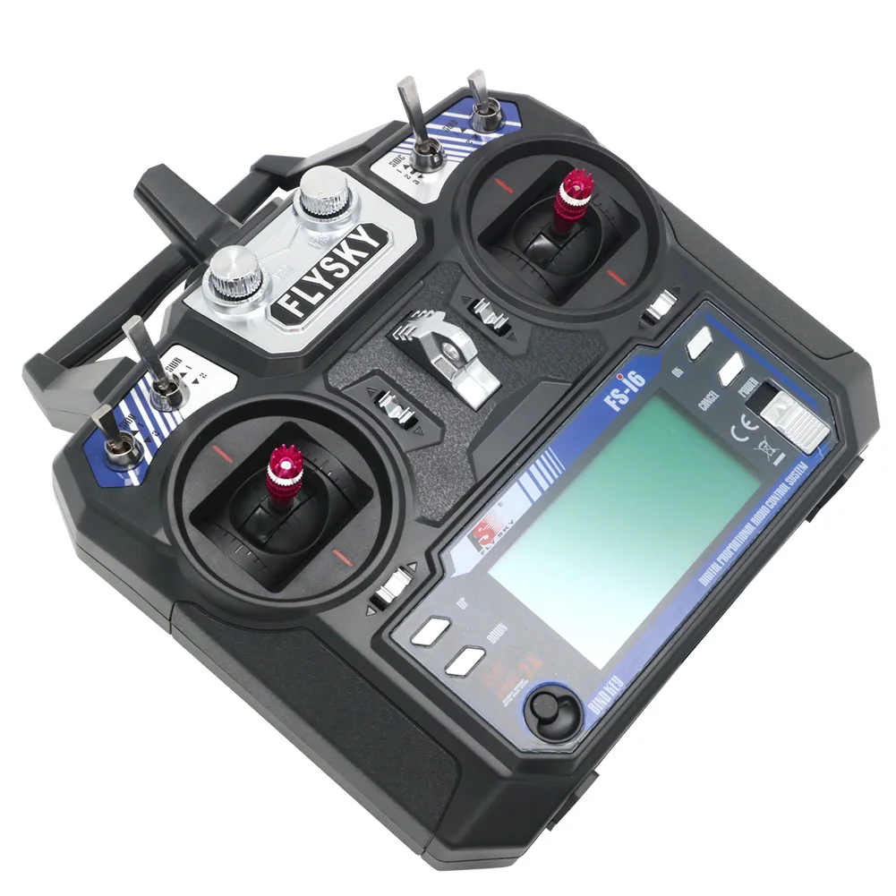 Радиопередатчик FlySky FS i6 2 4 ГГц 6 каналов с ЖК-экраном