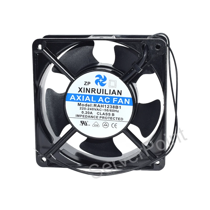 Хорошо протестированный вентилятор для сварочного аппарата XINRUILIAN RAH1238B1, два провода, 12038 А, 12 см