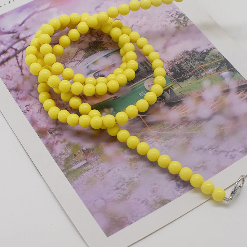 1 PC 120cm Bohemian Bead Design Lady Super chic phone chain DIY phone strap hot selling beading replacement straps good quality