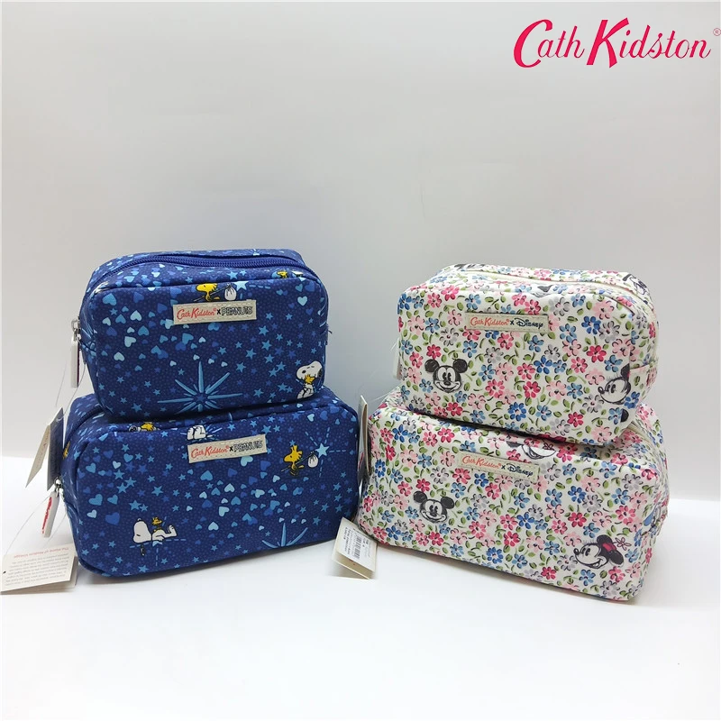 

Kawaii Snoopy Cartoon Cath Kidston Canvas Cute Cartoon Mickey Floral Makeup Organizer Clutch Coin Purse Girl Gifts