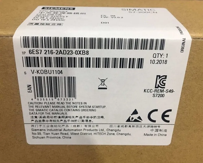 

6ES7 216-2AD23-0XB8