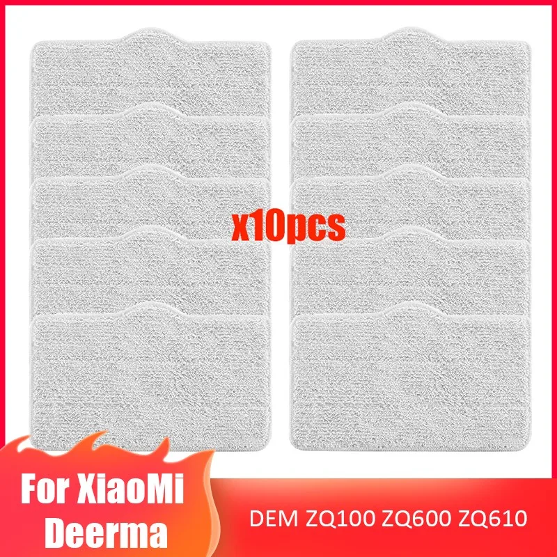 

Mop Cleaning Pads For Xiaomi Deerma Dem Zq100 Zq600 Zq610 Handhold Steam Vacuum Cleaner Mop Cloth Rag Replacement Accessories