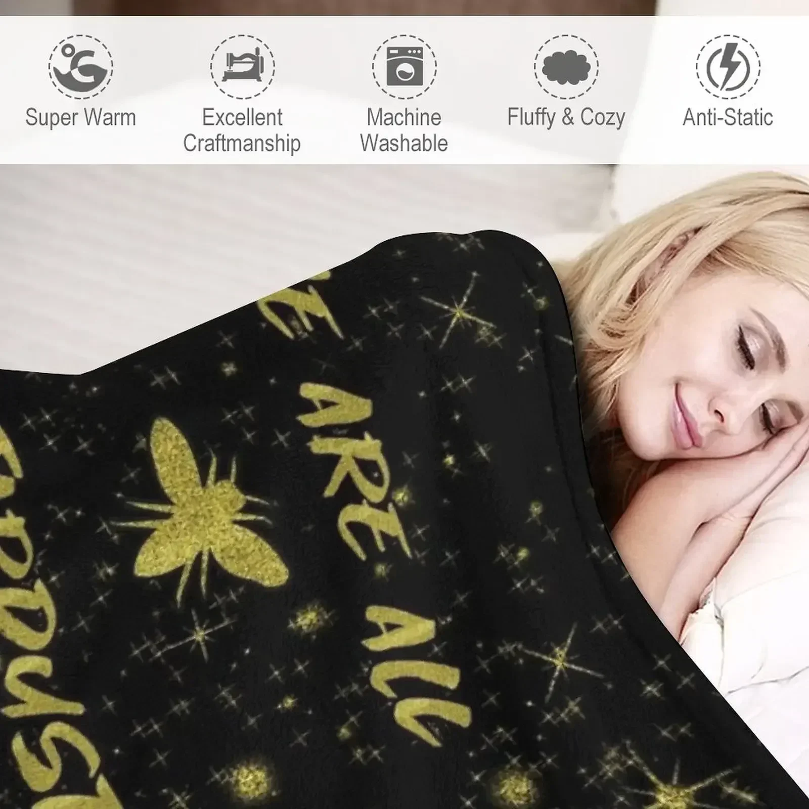 Мы все Stardust And Stories - Одеяло The Starless Sea Retros Среда Большие гигантские одеяла для