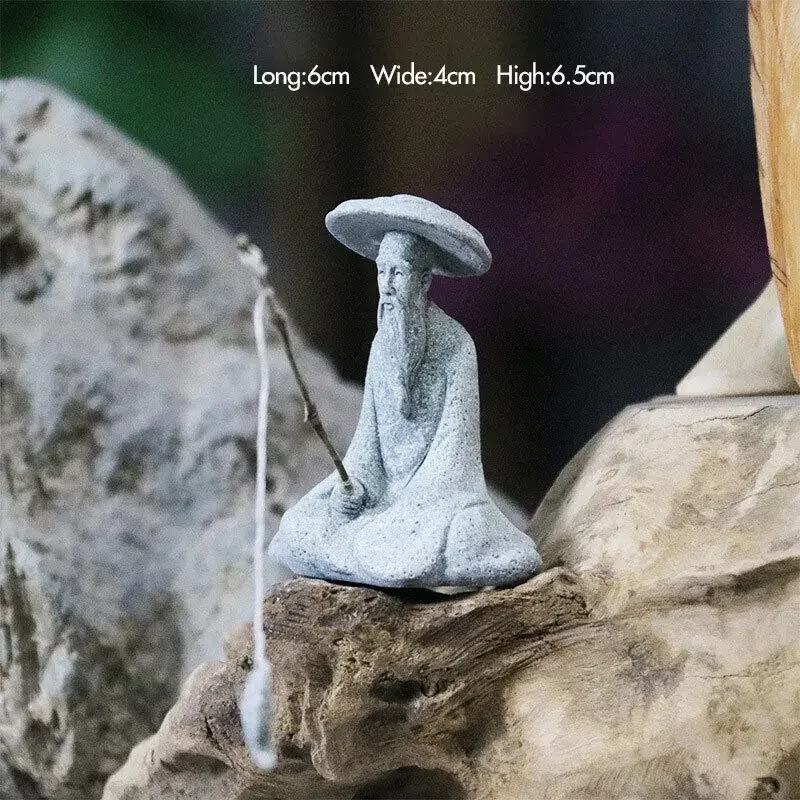 

Фигурка рыбака MOONBIFFY из камня