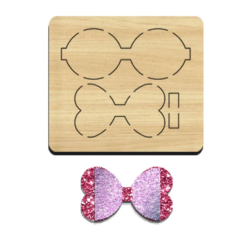 

BC23 2-Layer Heart Bow Wood Cutting Die, Suitable For Most Machines