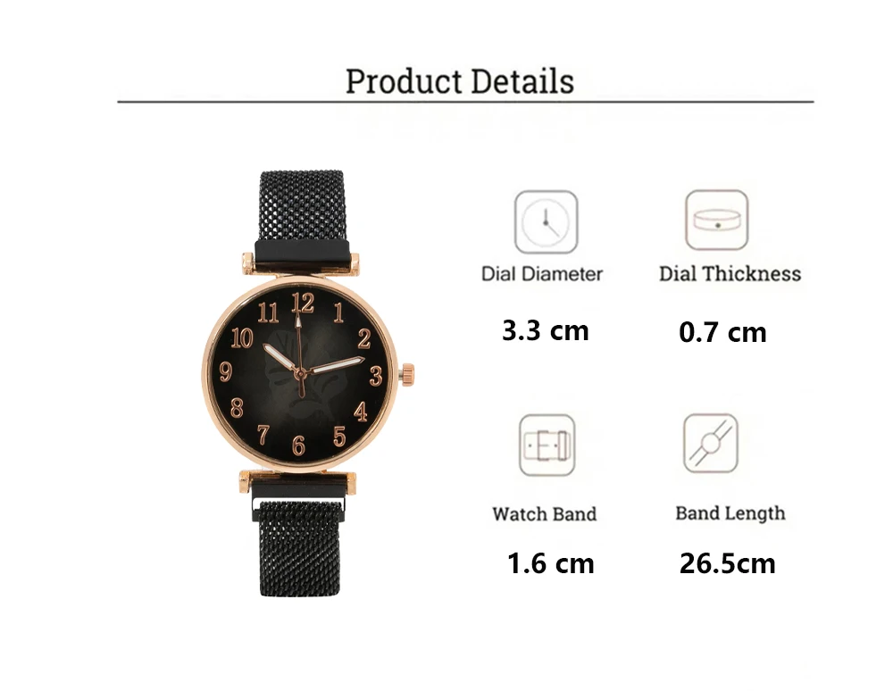 Модные женские часы с сетчатым стальным браслетом повседневные спортивные